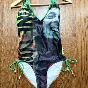 BOB MARLEY ONE PIECE SWIM SUIT LARGE
